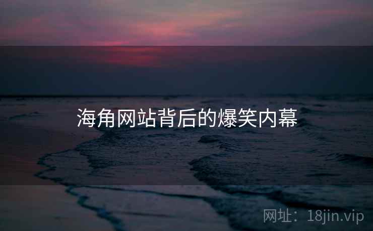 海角网站背后的爆笑内幕